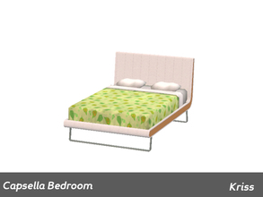 Sims 3 — Capsella Bedroom Bed by Kriss — Made by Kriss@TSR. TSRAA