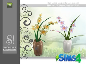 Sims 4 — Flora cherry flowers by SIMcredible! — by SIMcredibledesigns.com available at TSR __________________ * 2 colors