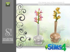 Sims 4 — Flora Freesia by SIMcredible! — by SIMcredibledesigns.com available at TSR __________________ * 2 colors