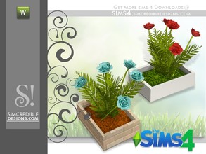 Sims 4 — Flora roses by SIMcredible! — by SIMcredibledesigns.com available at TSR __________________ * 2 colors