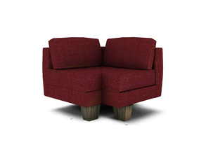 Sims 4 — Nola Living Sectional seat04 by Angela — Nola Living Sectional Seat04. Cloned from a chair, best to use in