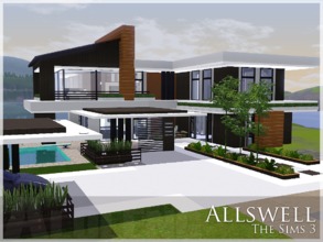 Sims 3 — Allswell by aloleng — A 3 bedroom house with spare room at the first floor. You can use it as activity, gym or
