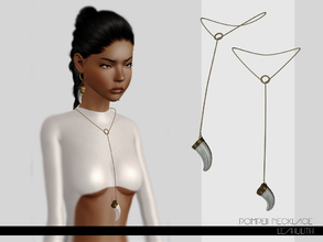 Sims 3 — LeahLillith Pompeii Necklace by Leah_Lillith — Pompeii Necklace 2 recolorable areas hope you'll enjoy^^