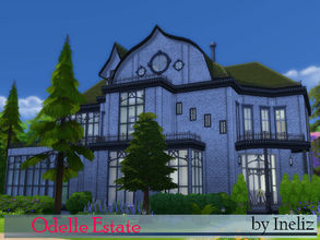 Sims 4 — Odelle Estate by Ineliz — The Odelle Estate is a perfect house for a big family. it is a grand estate, which