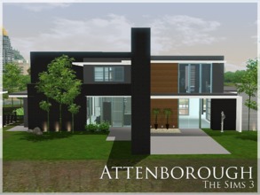 Sims 3 — Attenborough by aloleng — Two large bedroom with bathroom and walk-in closet. A reading and family area at the