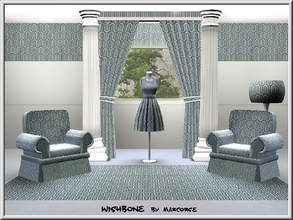 Sims 3 — Wishbone_marcorse by marcorse — Geometric pattern inverted wishbone design in deep green.