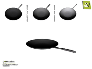 Sims 4 — Faktum Flat Pan by ArtVitalex — - Faktum Flat Pan - ArtVitalex@TSR, Apr 2015