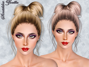 Sims 3 — Sintiklia - Hair Zoella by SintikliaSims — T/YA/A/E female sims Recolorable Head bone assignment