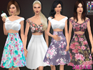 Sims 4 — 42 - Spring sexy set by sims2fanbg — .:42 - Spring sexy set:. Items in this Set: Female top n 10 different