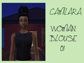 Sims 2 — Woman Blouse| Camilara by camilara2 — A blouse for women. No mesh needed.