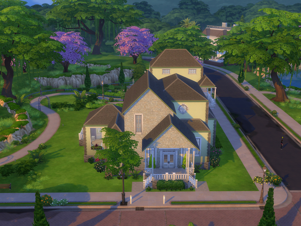 Sims 4 — Open Beauty by ExuberantEye by permanentgrin — This beautiful 3 bedroom open floorplan house has all the
