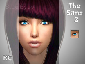Sims 2 — Blue Eyes by KCsim — Remember to adjust your settings HIGH in the game for best results ^_^ Happy Simming ~