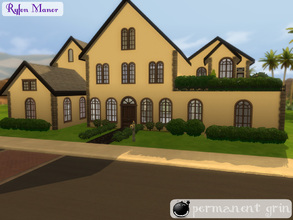 Sims 4 — Ryfon Manor by permanentgrin — This luxurious four bedroom home is loaded with all the things a family could