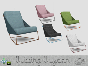 Sims 4 — Living Lycon Livingchair by BuffSumm — Lycon Living! This stands for modernity, clear shapes and rich colors.