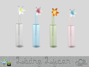 Sims 4 — Lycon Living Vase One Glas by BuffSumm — Lycon Living! This stands for modernity, clear shapes and rich colors.