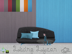 Sims 4 — Lycon Wall Five by BuffSumm — Colorfull, modern, clear but just pretty... Lycon Wallpapers gives the Livingroom