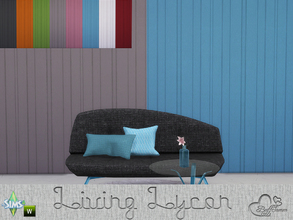 Sims 4 — Lycon Wall Six by BuffSumm — Colorfull, modern, clear but just pretty... Lycon Wallpapers gives the Livingroom