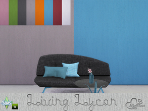 Sims 4 — Lycon Wall Three by BuffSumm — Colorfull, modern, clear but just pretty... Lycon Wallpapers gives the Livingroom