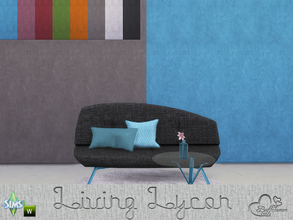 Sims 4 — Lycon Wall Two by BuffSumm — Colorfull, modern, clear but just pretty... Lycon Wallpapers gives the Livingroom