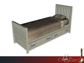 Sims 3 — Kenwood Bedroom Bed by Lulu265 — Part of theKenwood Bedroom Set Fully CAStable Please do not copy, clone or