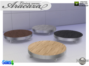 Sims 4 — Aracaza coffee table by jomsims — aracaza coffee table