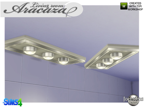 Sims 4 — Aracaza ceiling light metal by jomsims — Aracaza ceiling light metal