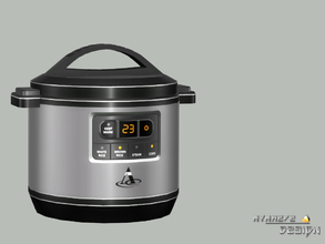 Sims 4 — Altara Rice Cooker by NynaeveDesign — Altara Kitchen Appliances - Rice Cooker Located in: Decor - Clutter Decor