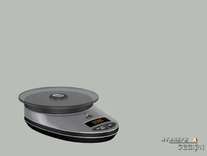 Sims 4 — Altara Food Scale by NynaeveDesign — Altara Kitchen Appliances - Food Scale Located in: Decor - Clutter Decor