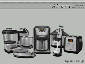 Sims 4 — Altara Kitchen Appliances by NynaeveDesign — Whether your sim is a rising baking star or sees himself as a