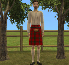 Sims 2 — MacGregor Tartan by groovysimmergal — I\'m not overly-fond of the EAxis kilts, so I made this one instead. I