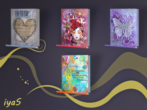 Sims 4 — Romantic Book by soloriya — Open this book and start to write your own romantic story. Each book is unique and