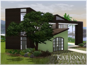 Sims 3 — Kariona by aloleng — 1 bedroom, 1 toilet and bath home with 3rd floor provision for extra bedroom or activity