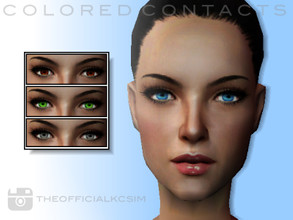 Sims 2 — Colored Contacts by KCsim — Remember to adjust your settings HIGH in the game for best results. Instagram: