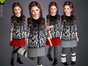 Sims 3 — Woollen Coat - Outfit by lillka — Woollen Coat - Outfit Everyday/Formal/Outdoor skirt recolorable only I hope