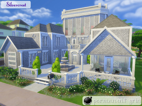 Sims 4 — Silvercrest - Contemporary Castle by permanentgrin — Silvercrest is a lovely 3 bedroom home that gives you the