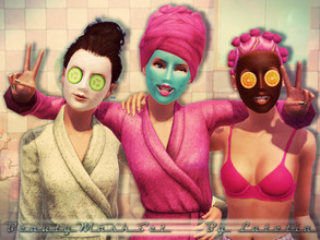 Sims 3 — Beauty Mask Set by Lutetia — This set contains all you need to create a refreshing beauty mask for your sim