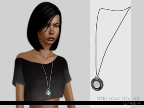Sims 3 — LeahLillith Settle Down Necklace by Leah_Lillith — Settle Down Necklace fully recolorable hope you'll enjoy^^