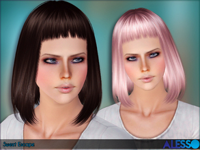 Sims 3 — Anto - Sweet Escape (Hair) by Anto — Bob with short fringe inspired in Lady Gaga