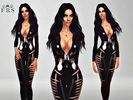 Sims 4 — Nayer Suavemente Outfit by FashionRoyaltySims — Standalone, custom thumbnail, 1 color, HQ texture
