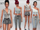 Sims 4 — Warm Up Outfits by Puresim — Being sexy and doing some exercises ? Yes it's possible ! This set include : -