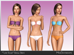 Sims 3 — *Tyler Rose* Beau Bikini by MissDaydreams — *Tyler Rose* Beau Bikini is a cute swimsuit with corset alike top.