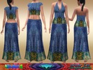 Sims 4 — Ishtar Set by DragonQueen — Add a colorfully exotic flair to your Sim's wardrobe with this lovely Indian themed