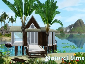 Sims 3 — Beach House 8 by Natural_Sims — This beautiful house is great for any sim who desires to live above the sea. The
