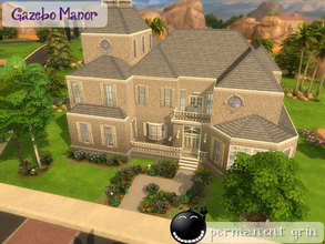 Sims 4 — Gazebo Estate by permanentgrin — This large 5 bedroom, 5 bathroom home is great for a large family who enjoys