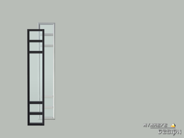 Sims 4 — Altara Window (left end) by NynaeveDesign — Altara Build Set - Window (left end) Located in: Build - Windows