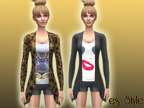 Sims 4 — Cool Outfits by ESsiN — Hey! **Two Different Textures **Have Fun!