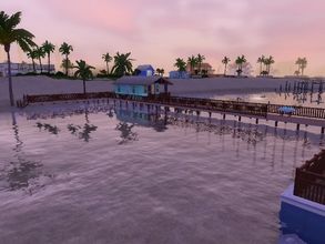 Sims 3 — Sunset Port by Silerna — Sunset Port is a port that can be placed in any neighbourhood! From now on you can have