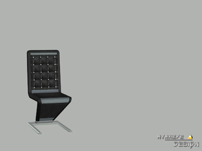 Sims 3 — Altara Dining Chair by NynaeveDesign — This eye-catcher and comfortable leather chair guarantees your sim's