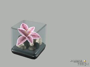 Sims 3 — Altara Stargazer Lily by NynaeveDesign — Add style to your environment with this stargazer lily table
