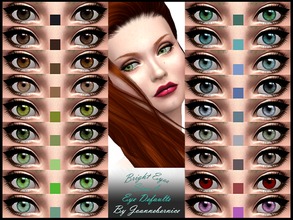 Sims 4 — Bright Eyes - REPLACEMENT DEFAULTS by joannebernice — THESE EYES ARE A SIMS 4 EYE REPLACEMENT. IF YOU DOWNLOAD -